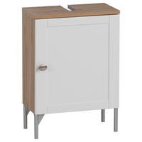 Waschbeckenunterschrank Jesper Eiche Artisan Nachbildung weiß matt B/H/T: ca. 40,3x58,5x32 cm Jesper - Eiche/weiß (40,30/58,50/32,00cm) - Möbelpartner
