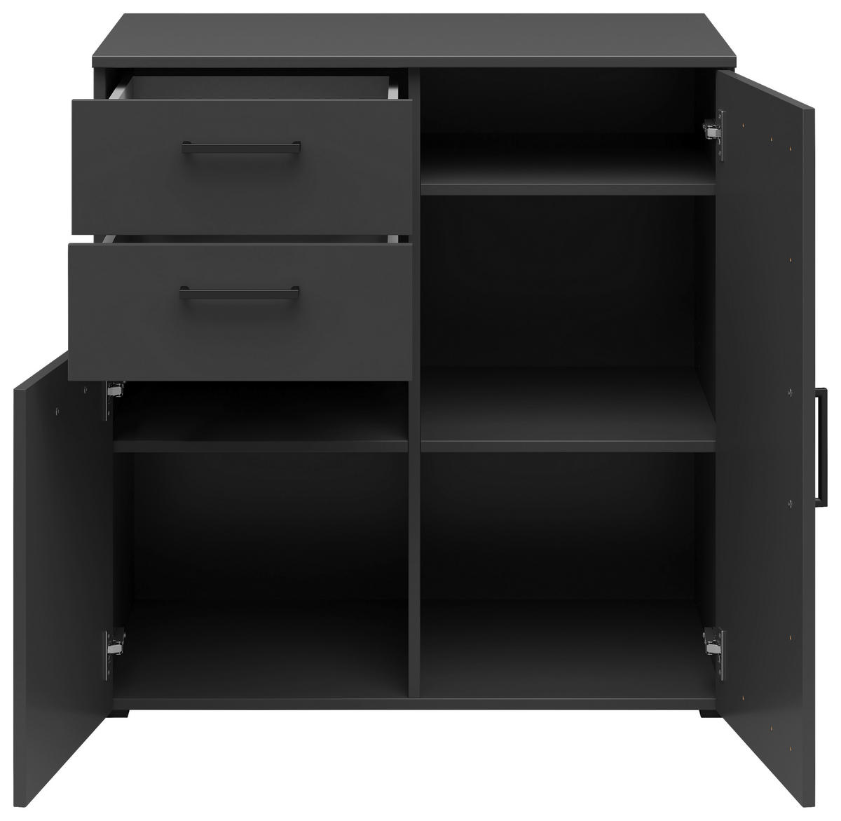 Kommode Multi-Stauraum Typ 27 anthrazit B/H/T: ca. 80x83x52 cm Multi-Stauraum Typ 27 - anthrazit (80,00/83,00/52,00cm)