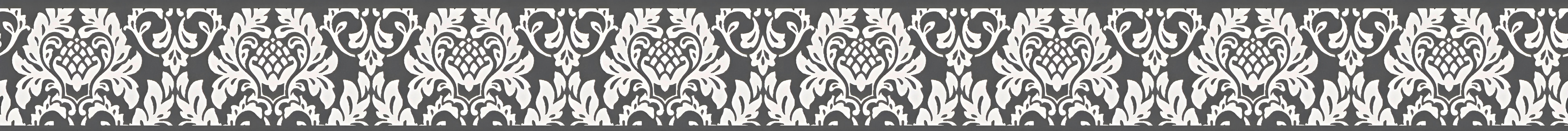 A.S.Creation Bordüre schwarz weiß B/H/D: ca. 5x500x7,5 cm Bordüre_selbstklebend - weiß/schwarz (7,50/500,00cm) - A.S.Creation