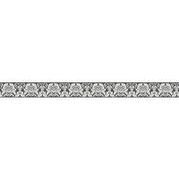 A.S.Creation Bordüre schwarz weiß B/H/D: ca. 5x500x7,5 cm Bordüre_selbstklebend - weiß/schwarz (7,50/500,00cm) - A.S.Creation