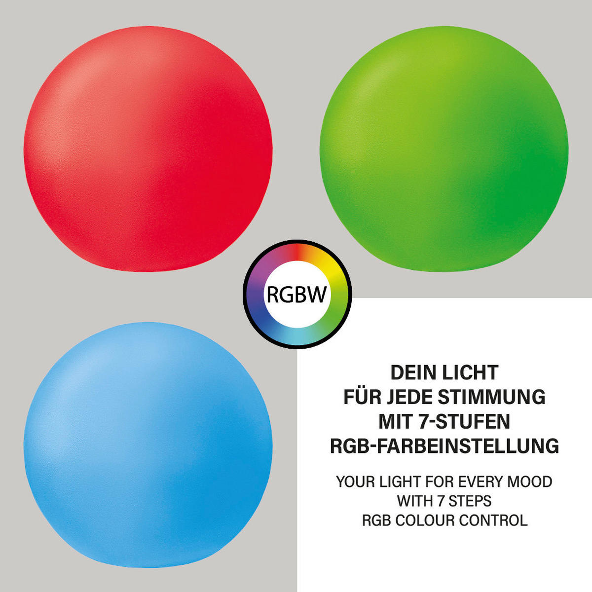 easy! by FHL Tischleuchte 850208 weiß Kunststoff H/D: ca. 16x18 cm 1 Brennstellen Busso - weiß (18,00/16,00cm) - easy! by FHL