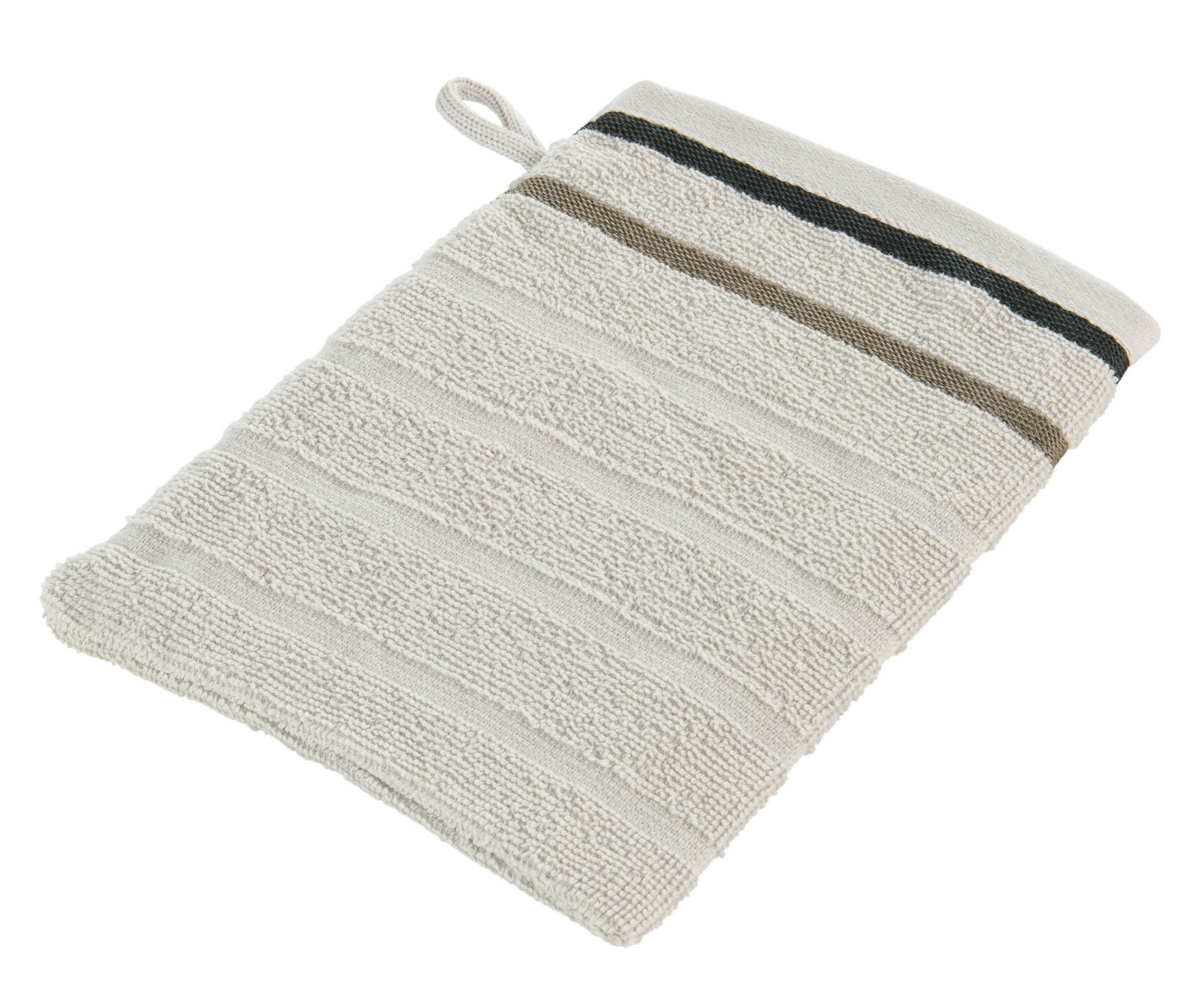 oh cosy Waschhandschuh Marta Marta - hellgrau (16,00/22,00cm) - oh cosy