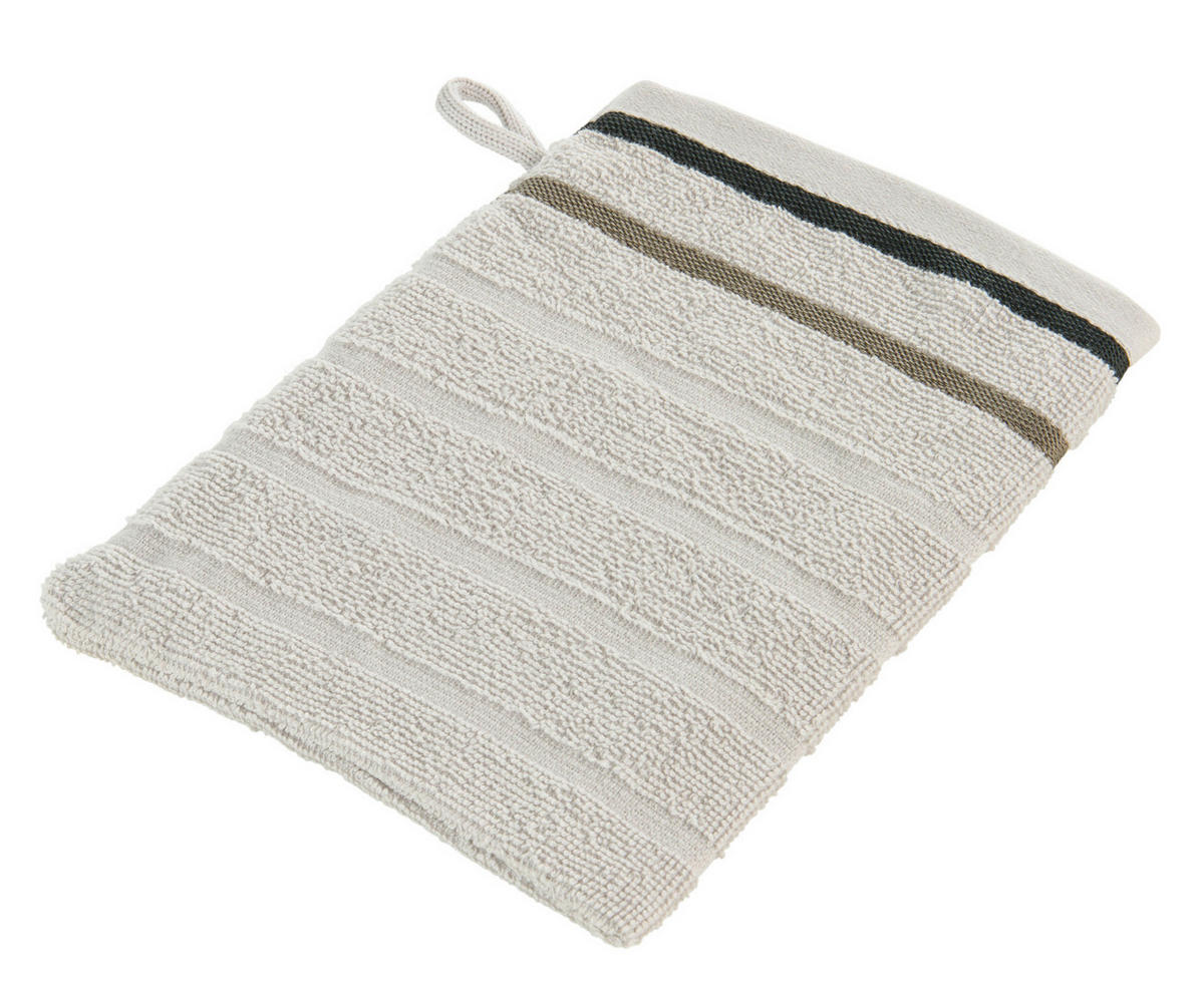 oh cosy Waschhandschuh Marta Marta - hellgrau (16,00/22,00cm) - oh cosy