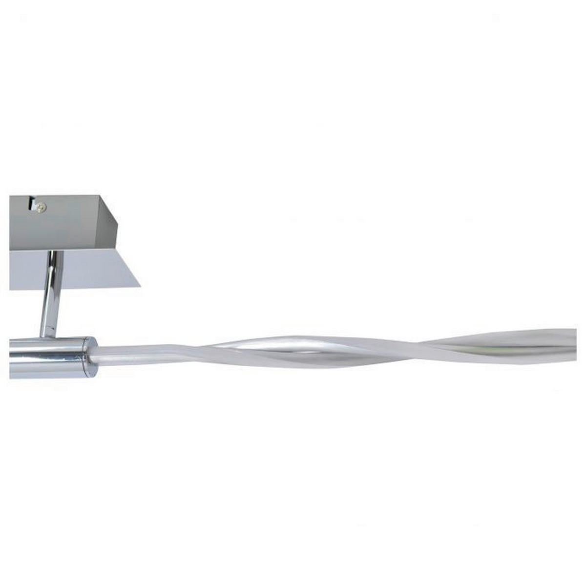 Näve Leuchten LED Deckenleuchte NV1266242 Chrom Metall Kunststoff B/H: ca. 8x14 cm null 1 Brennstellen Twist - Chrom (8,00/14,00cm) - Näve Leuchten
