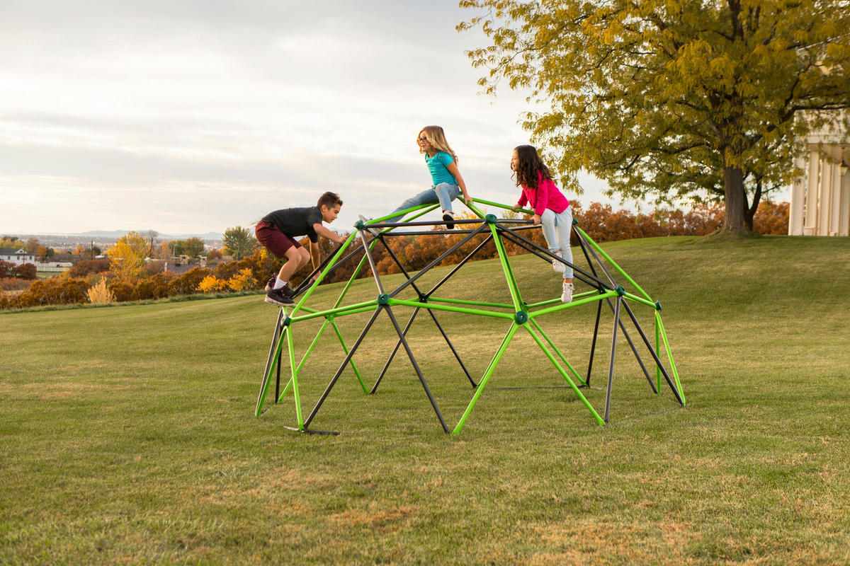 Lifetime Kletterkugel Geodome grün H/L: ca. 168x335 cm Geodome - grün (335,00cm) - Lifetime