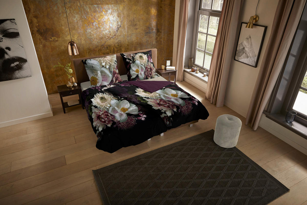 Bettwäsche Marleen bordeauxrot Polyester B/L: ca. 135x200 cm Marleen - bordeauxrot (135,00/200,00cm) - Pure
