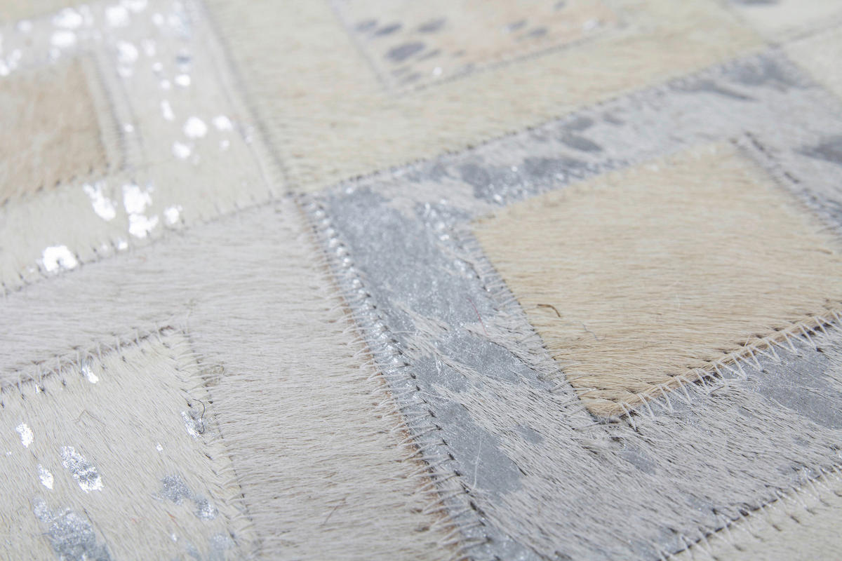 360Living Teppich Dazzle silber B/L: ca. 160x230 cm Dazzle - silber/grau (160,00/230,00cm) - 360Living