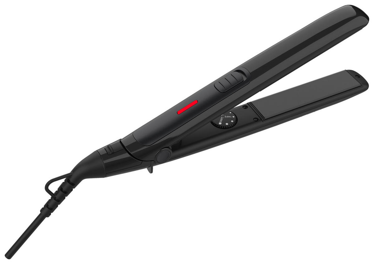 Topmatic Haarglätter HS-100 schwarz B/H/L: ca. 3,3x4x33 cm Haarglätter HS-100 - schwarz (33,00/3,30/4,00cm) - Topmatic