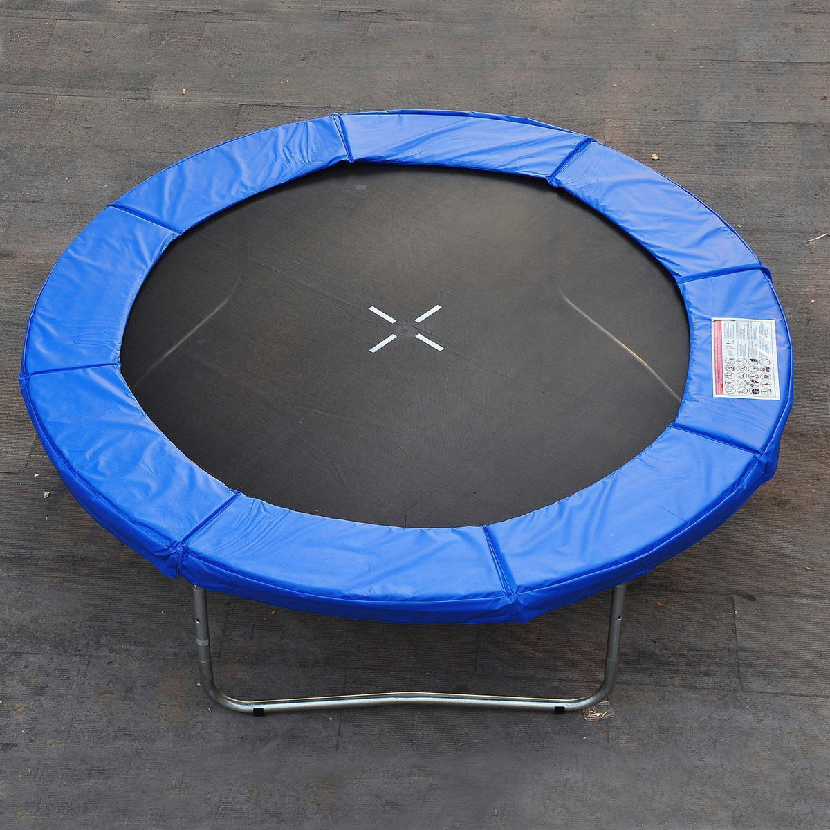 Outsunny Trampolin blau D: ca. 366 cm Trampolin_Randabdeckung - blau (366,00cm) - Outsunny