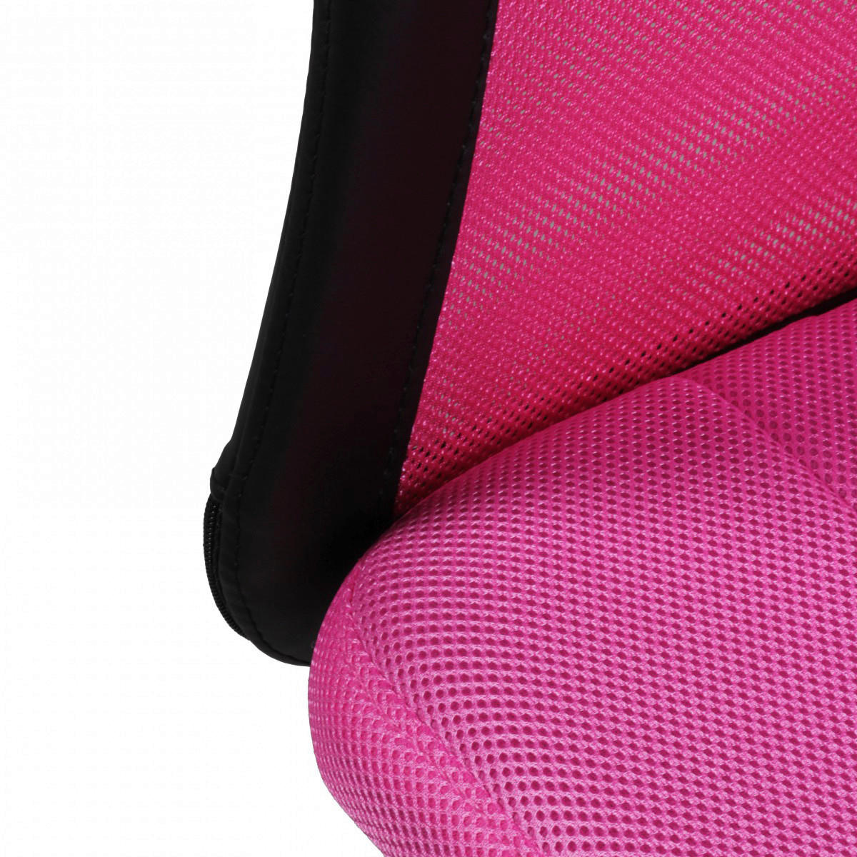 Drehstuhl pink Stoff Kinderschreibtischstuhl SALERNO - pink (60,00/100,00/60,00cm) - Amstyle
