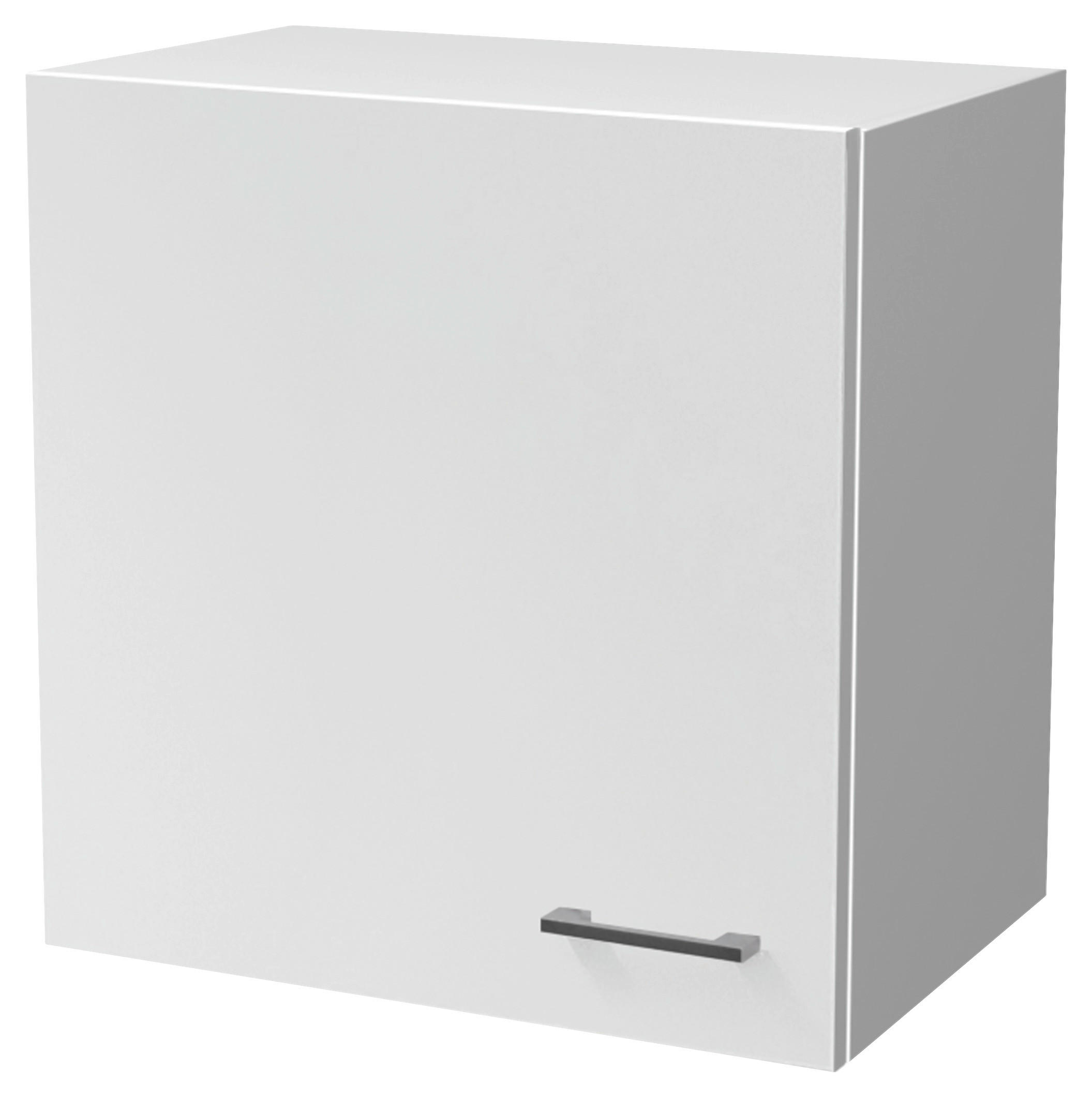 Flex-Well Hängeschrank Lucca weiß matt B/H/T: ca. 60x54,8x32 cm Lucca - weiß/Alu (60,00/54,80/32,00cm) - Flex-Well