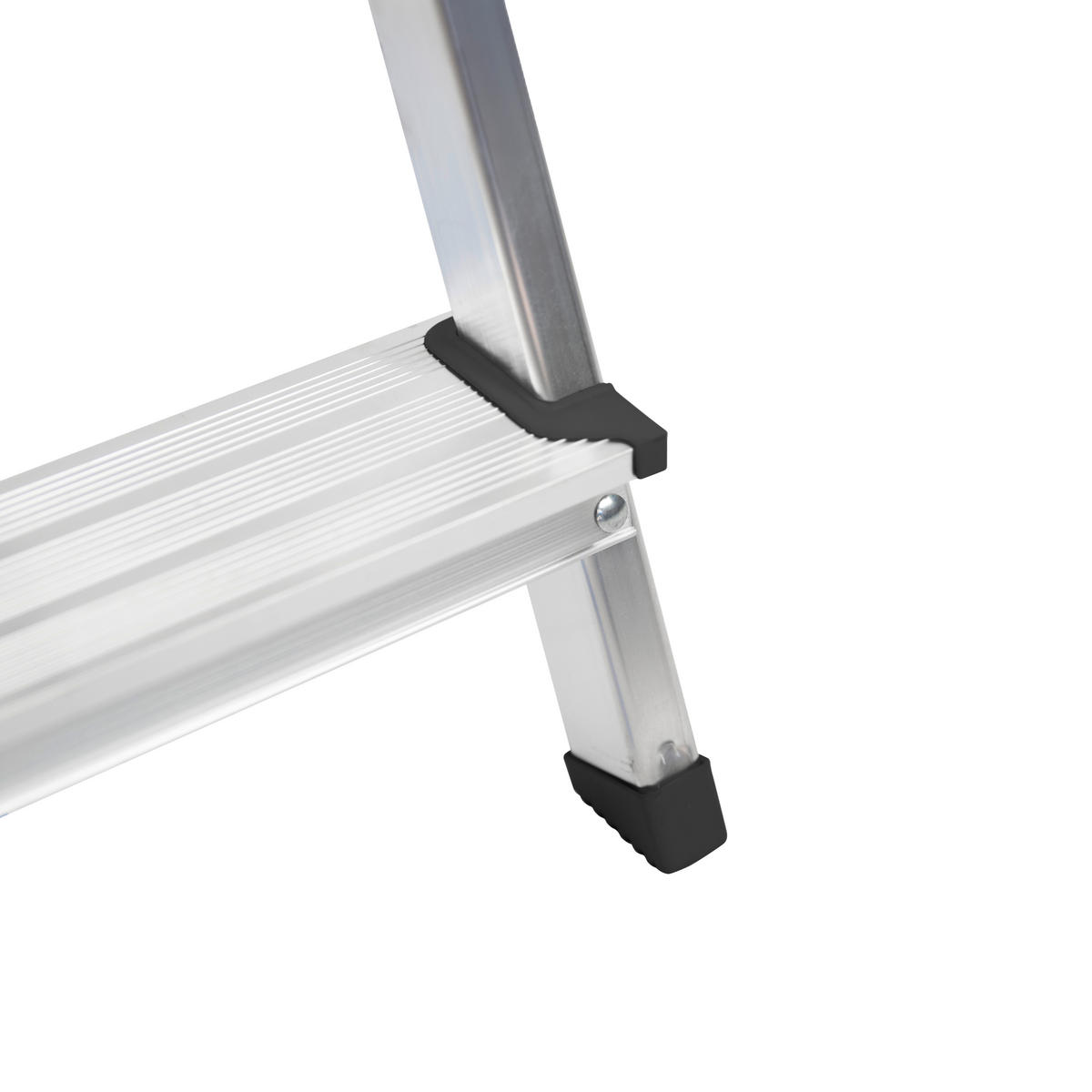 BAYERSYSTEM Haushaltsleiter Aluminium Haushaltsleiter_5_Stufen - silber - BAYERSYSTEM