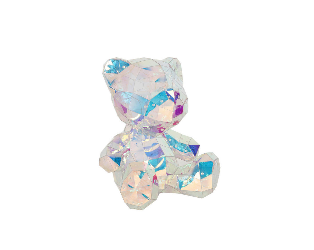 LED-Dekoleuchte transparent Kunststoff B/H/L: ca. 32x40x29 cm Bär - transparent (29,00/32,00/40,00cm)