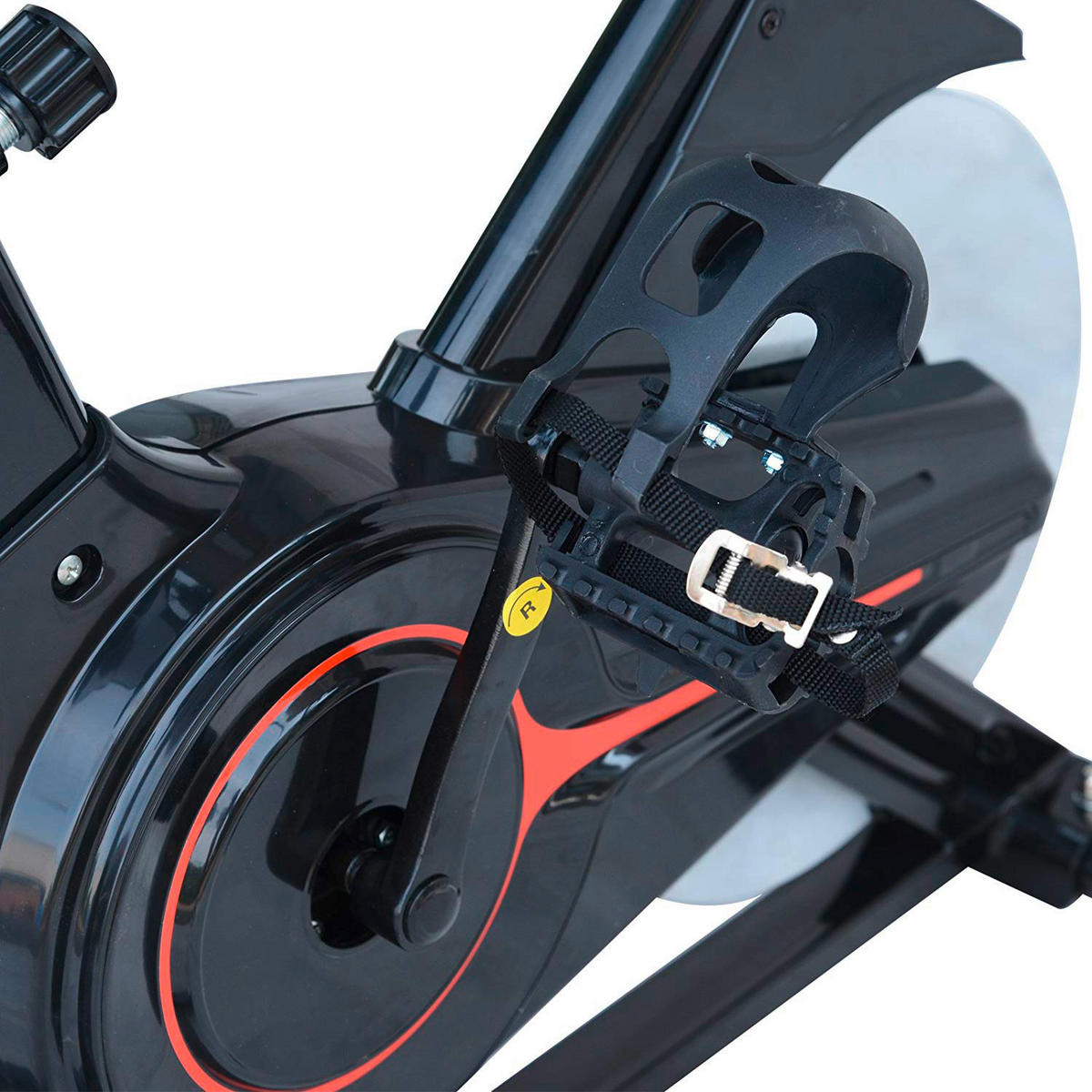 HOMCOM Fitnessfahrrad schwarz Stahl B/H/L: ca. 47x104x102 cm Fitnessfahrrad - schwarz (102,00/47,00/104,00cm) - HOMCOM