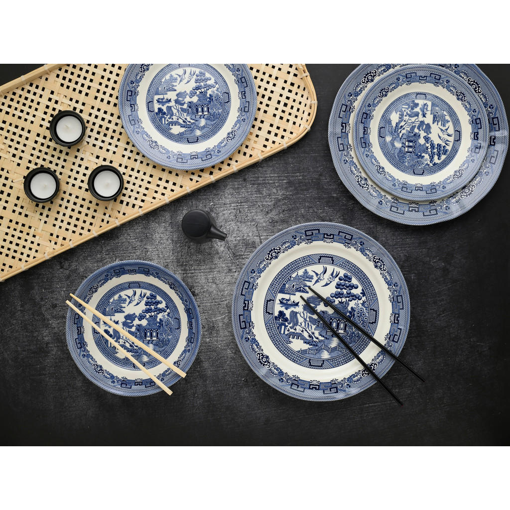 Thumbnail - CreaTable Tafelservice China Town blau Steingut 18 tlg.
