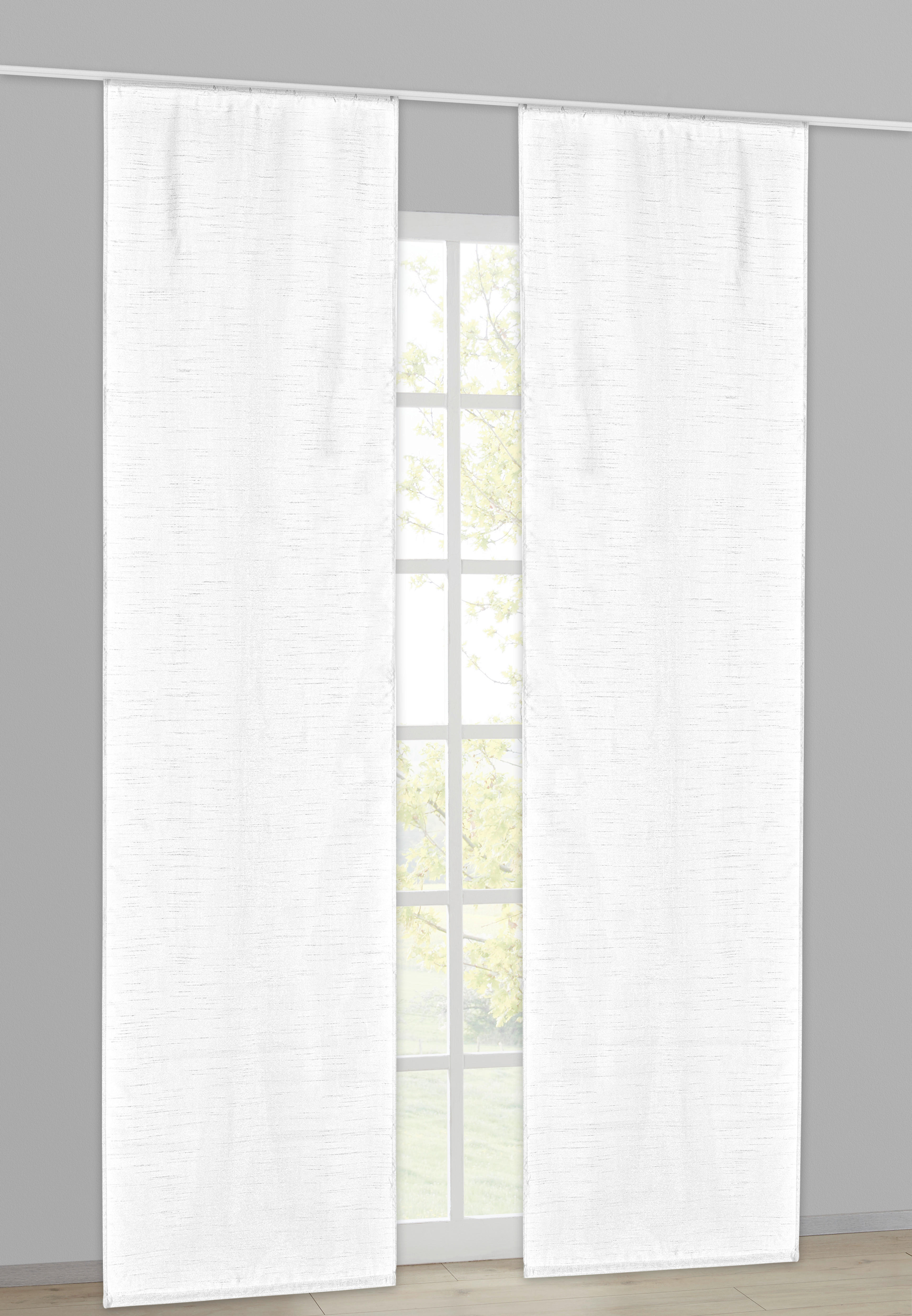Schiebevorhang Taifun weiß B/L: ca. 60x245 cm Taifun - weiß (60,00/245,00cm) - Acus