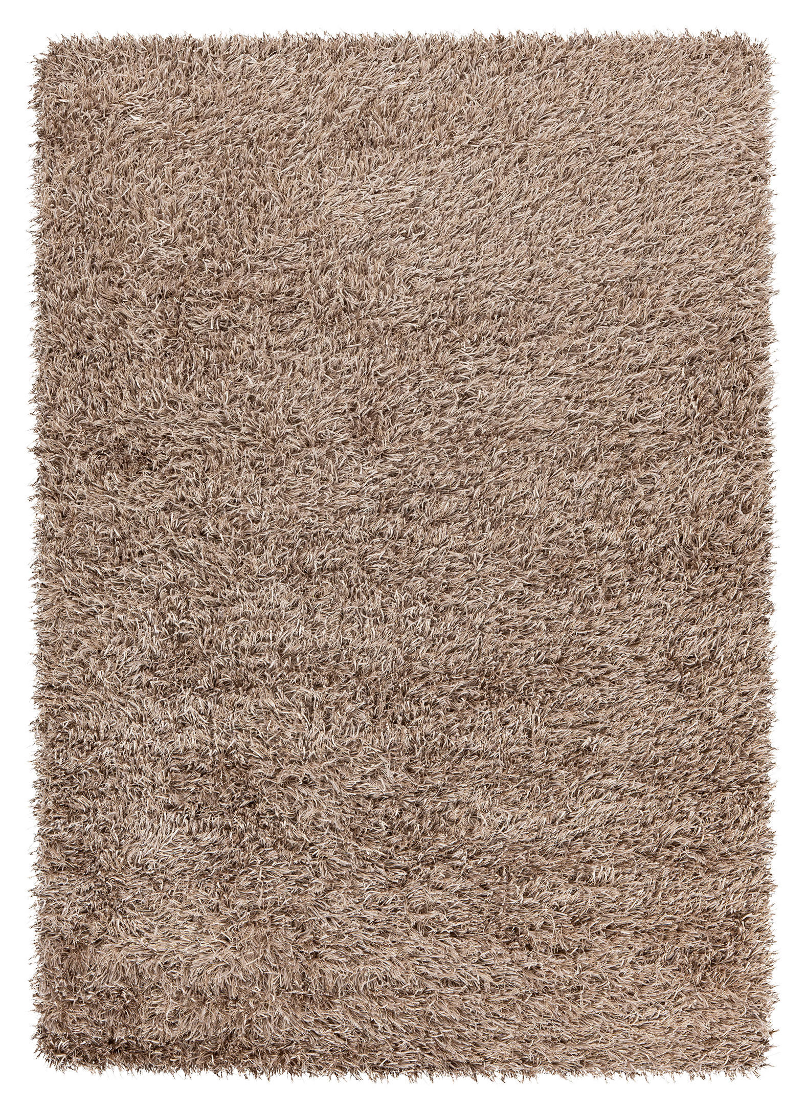 Arte Espina Hochflorteppich Beat 8102 Weiß / Taupe taupe B/L: ca. 120x180 cm Beat 8102 Weiß / Taupe - weiß/taupe (120,00/180,00cm) - Arte Espina