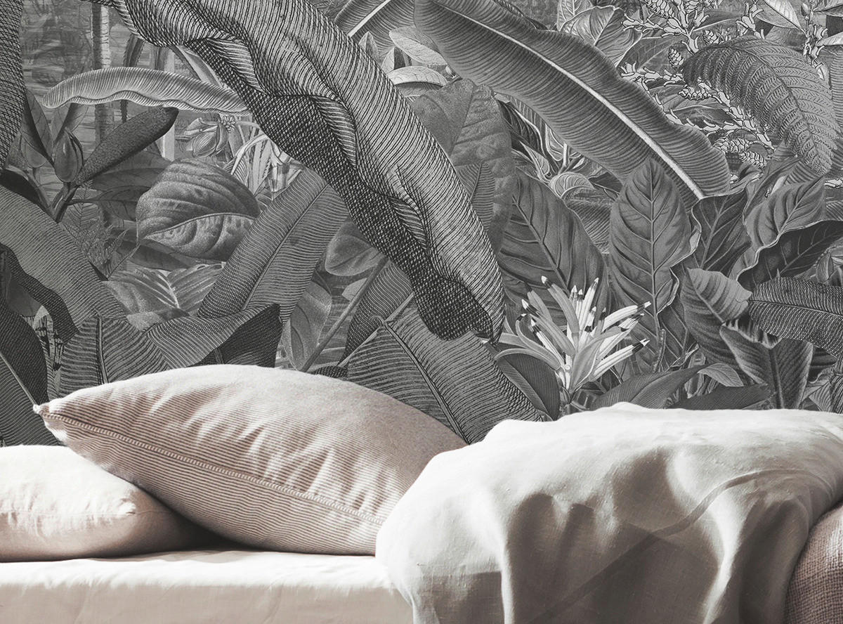 Komar Fototapete Amazonia Black & White B/L: ca. 400x250 cm Amazonia Black & White - (400,00/250,00cm) - Komar