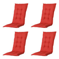 Madison Auflagen Set Basic Basic - rot (123,00/50,00/2,00cm) - Madison