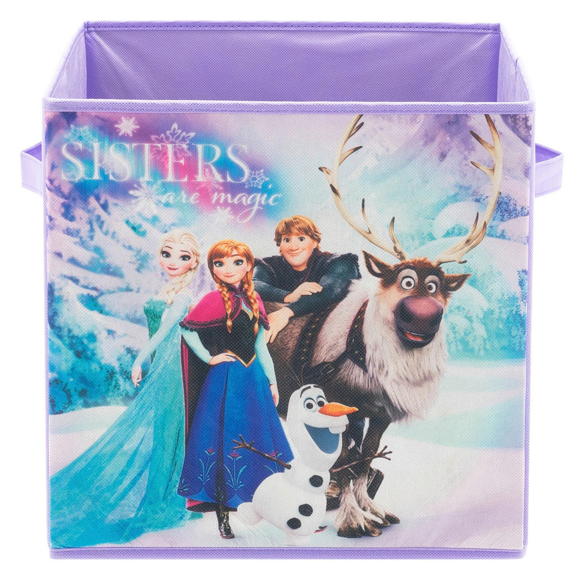 Stoffbox Frozen lila B/H/T: ca. 32x32x32 cm Frozen - lila (32,00/32,00/32,00cm) - Disney