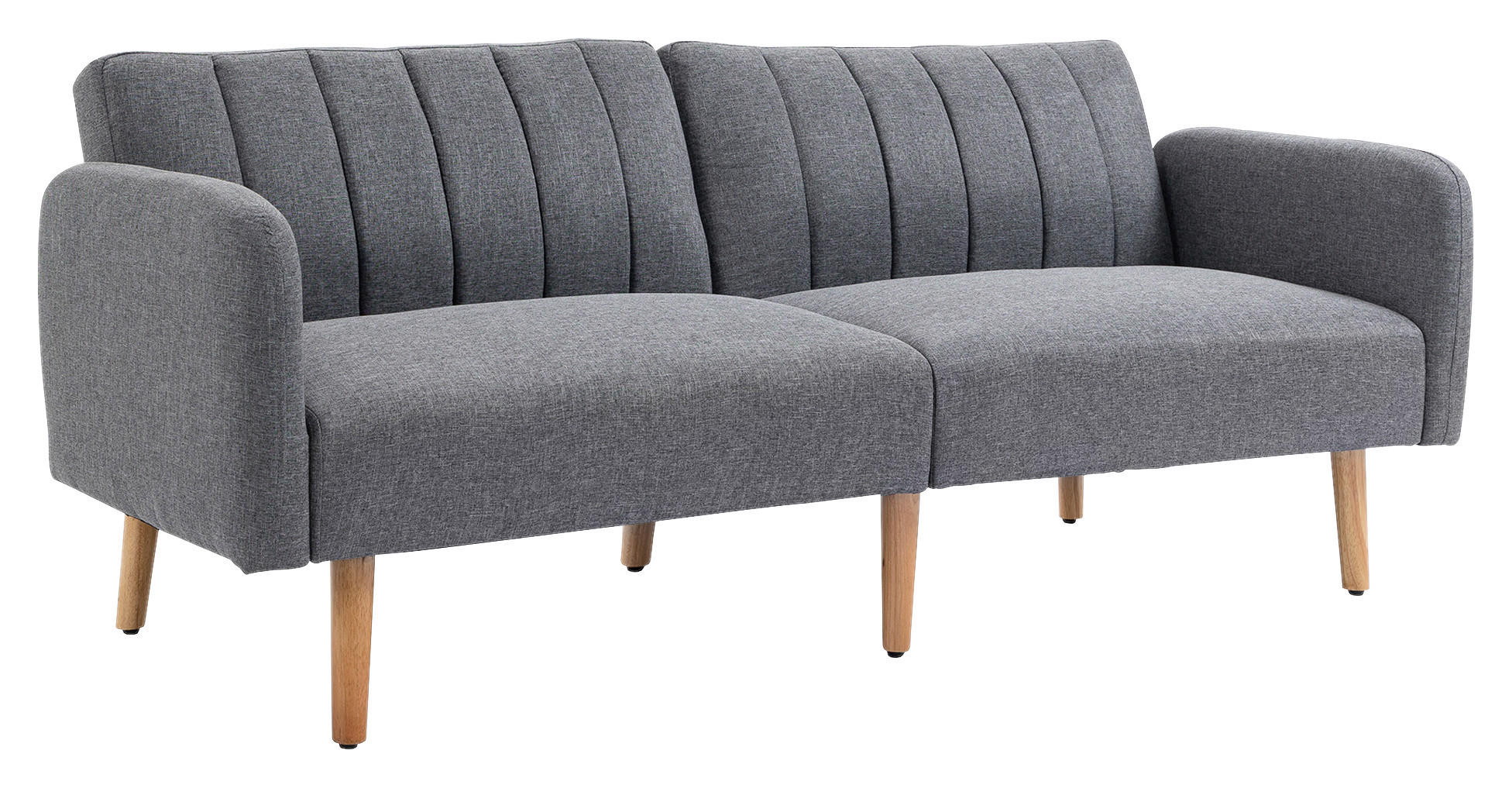Schlafsofa 839-214GY grau B/H/T: ca. 173x73x75 cm 839-214GY - grau (173,00/73,00/75,00cm) - HOMCOM