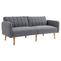 Schlafsofa 839-214GY grau B/H/T: ca. 173x73x75 cm 839-214GY - grau (173,00/73,00/75,00cm) - HOMCOM