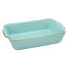 CreaTable Auflaufform Classic VINTAGE mint Steinzeug B/H/L: ca. 20x7,5x34 cm Classic VINTAGE - mint (34,00/20,00/7,50cm) - CreaTable