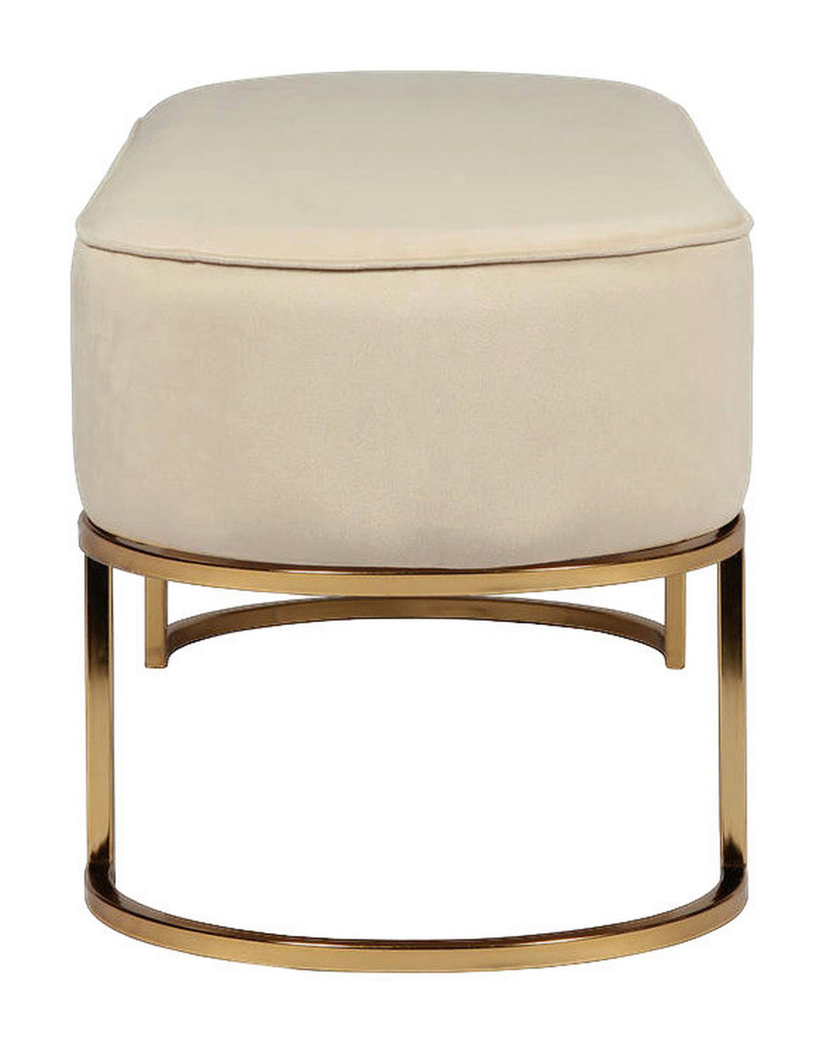 Sitzbank Athea 200 creme B/H/T: ca. 40x42x105 cm Athea 200 - gold/creme (40,00/42,00/105,00cm) - 360 Living