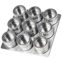 SCHÄFER Gewürzdosenset silber Edelstahl Gewürzdosenset_10tlg. - silber - SCHÄFER