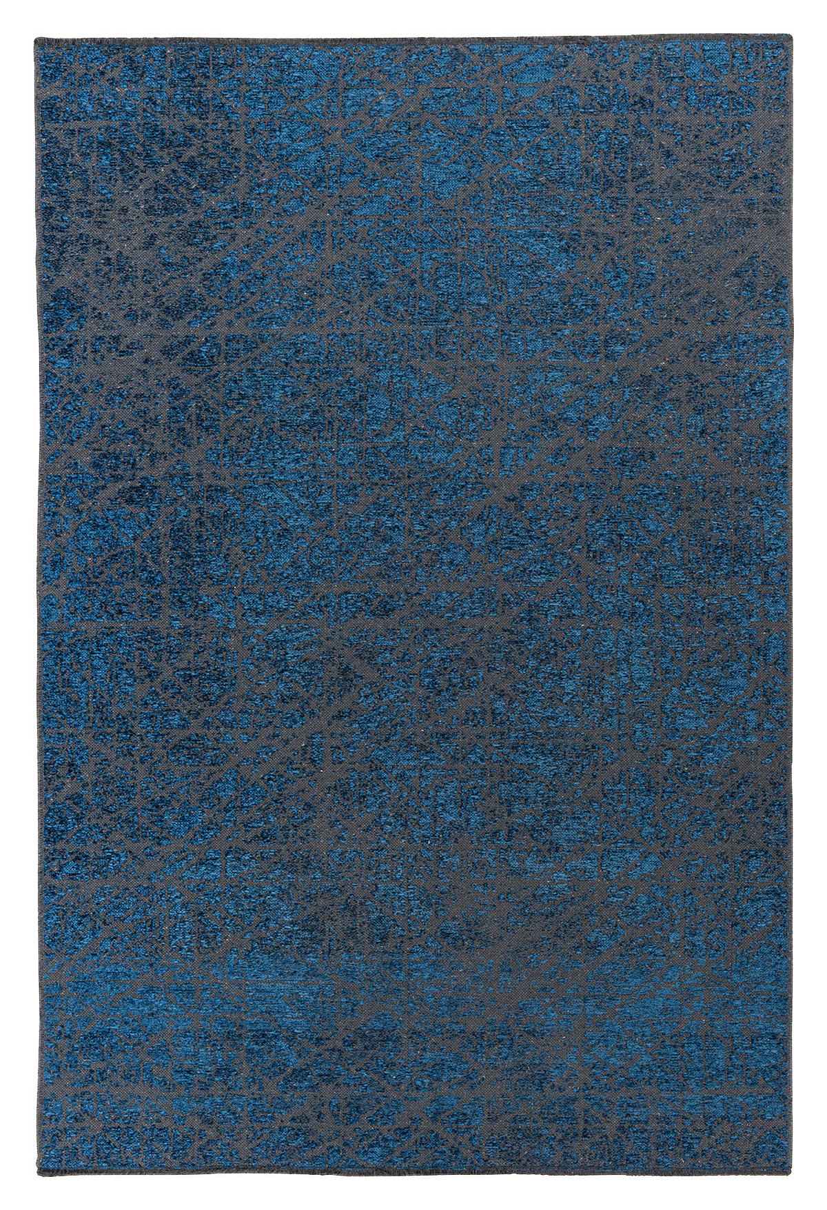 Kayoom Flachflorteppich Kalea 225 blau B/H/L: ca. 80x0,8x150 cm Kalea 225 - blau (150,00/80,00/0,80cm) - Kayoom