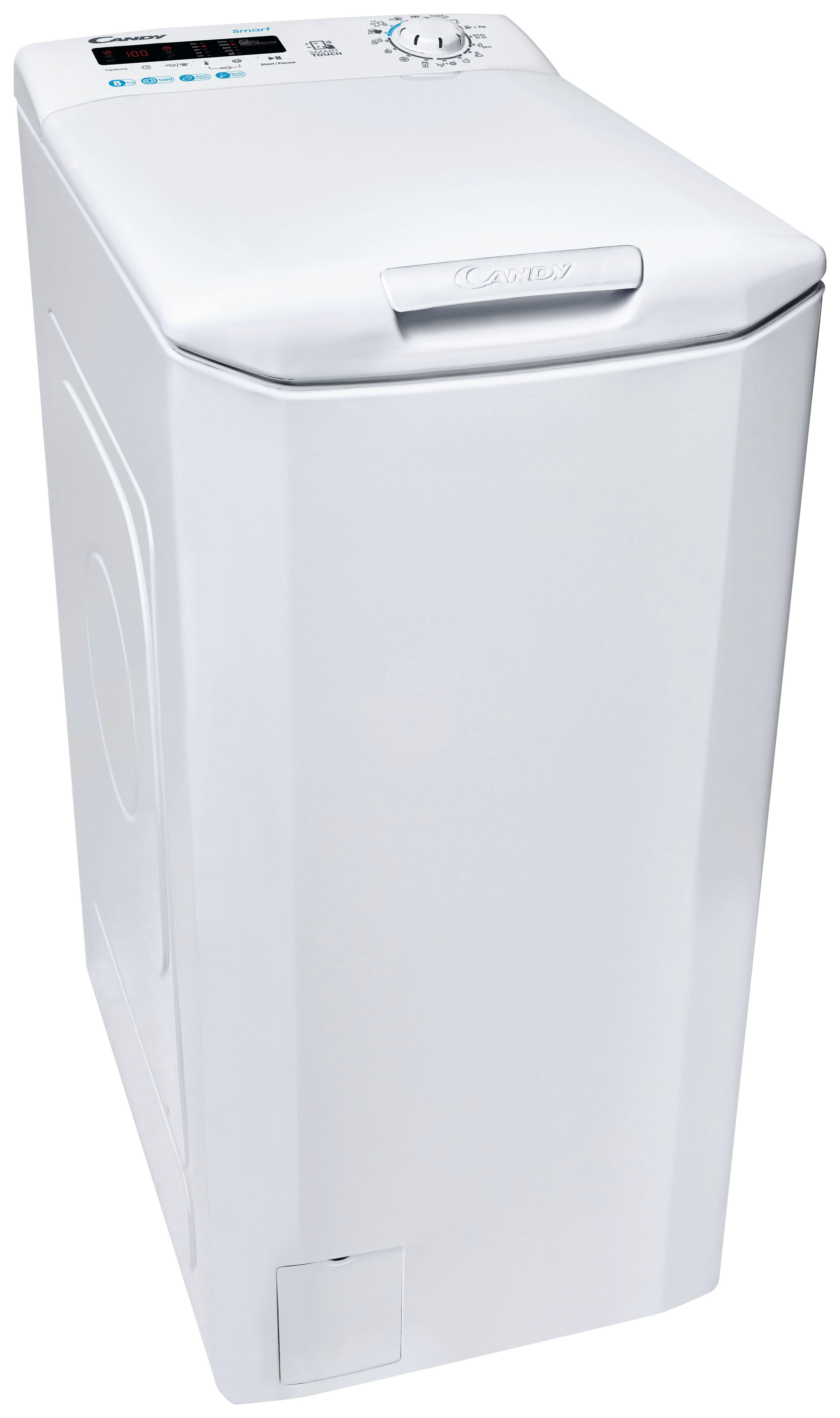 Candy Waschvollautomat CSTG 282DE/1-S weiß B/H/T: ca. 41x85x60 cm ca. 8 kg Waschvollautomat_Toplader - weiß (41,00/85,00/60,00cm)