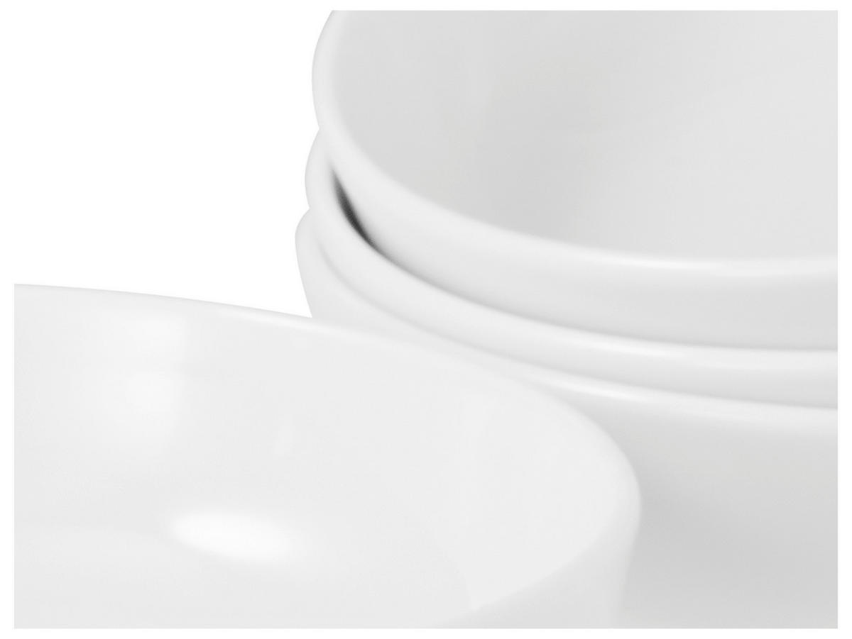 CreaTable Schüssel-Set Allround Weiss weiß Porzellan Allround Weiss - weiß - CreaTable