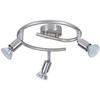 Spotspirale Joris nickel matt Metall D: ca. 25 cm GU10 3 Brennstellen Spotspirale_3flg.Joris - nickel matt (25,00cm)