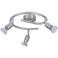 Spotspirale Joris nickel matt Metall D: ca. 25 cm GU10 3 Brennstellen Spotspirale_3flg.Joris - nickel matt (25,00cm)