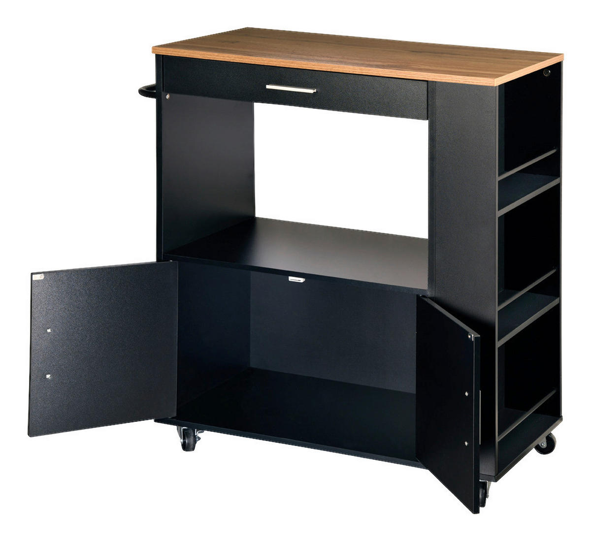 Kesper Küchenwagen grau Spanplatte B/H/T: ca. 75x88x40 cm Küchenwagen - grau (75,00/88,00/40,00cm) - Kesper