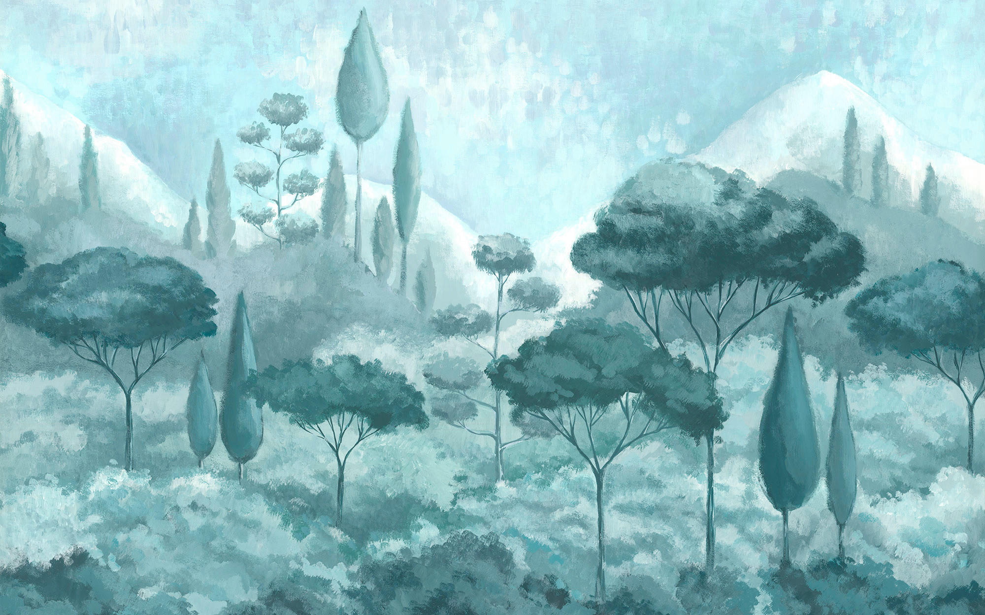 Komar Fototapete Soothing Scenery B/L: ca. 400x250 cm Soothing Scenery - (400,00/250,00cm) - Komar