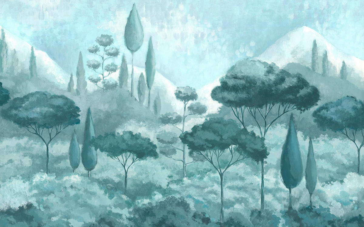 Komar Fototapete Soothing Scenery B/L: ca. 400x250 cm Soothing Scenery - (400,00/250,00cm) - Komar