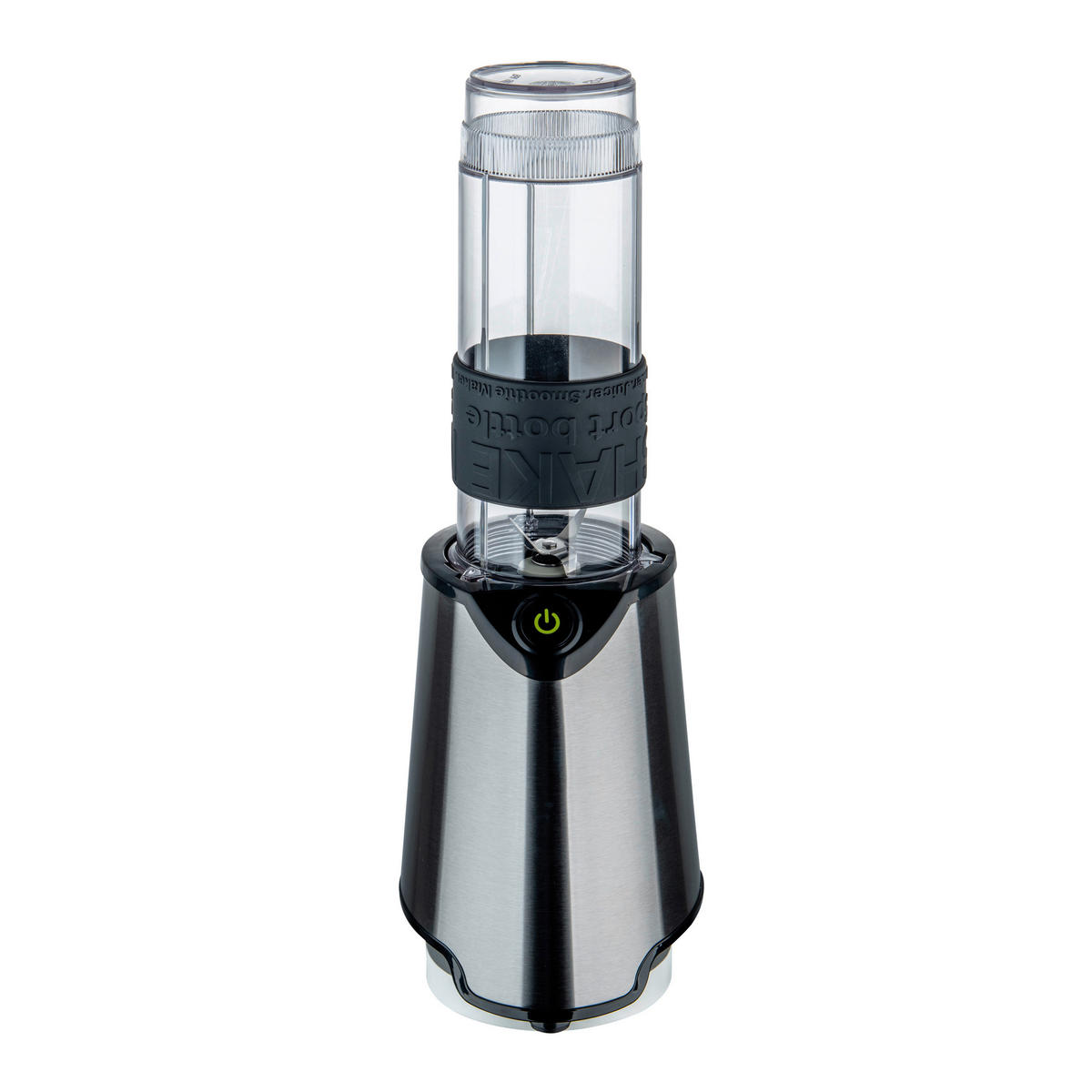 BERGNER Standmixer BG-51027-BK silber Kunststoff Silikon B/H/L: ca. 12x35x14 cm XTRA - silber (14,00/12,00/35,00cm) - BERGNER