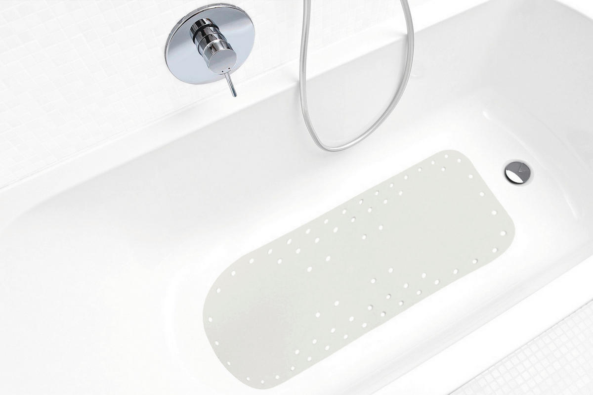 Wanneneinlage weiß Kunststoff Wanneneinlage_Uni_weiß - weiß (75,00/35,00cm) - Acus