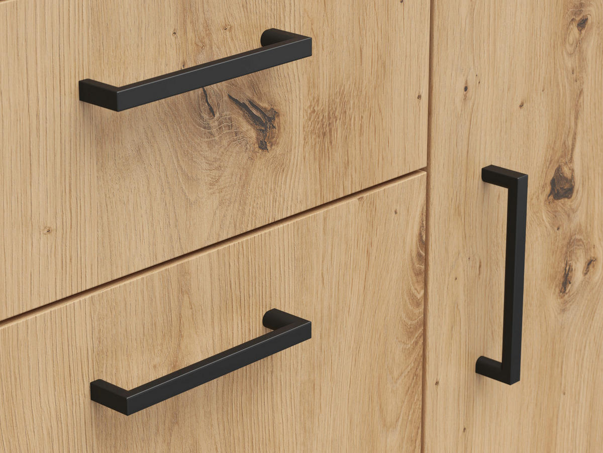 Kommode Multi-Stauraum Typ 27 Eiche Artisan Nachbildung B/H/T: ca. 80x83x52 cm Multi-Stauraum Typ 27 - Eiche (80,00/83,00/52,00cm)