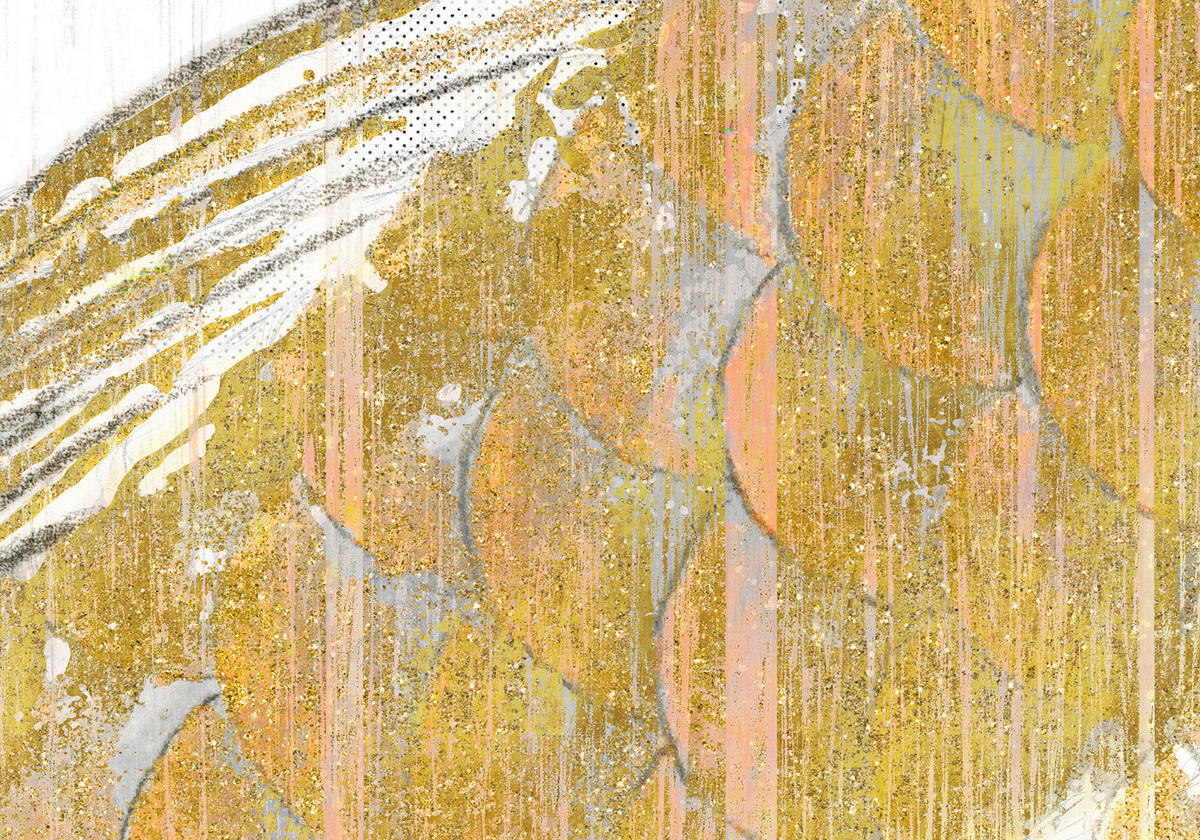 Komar Fototapete Golden Koi B/L: ca. 400x280 cm Golden Koi - (400,00/280,00cm) - Komar