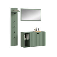 Garderobenset STATION grün B/H/T: ca. 152x192x37 cm STATION - grün (152,00/192,00/37,00cm) - xonox.home