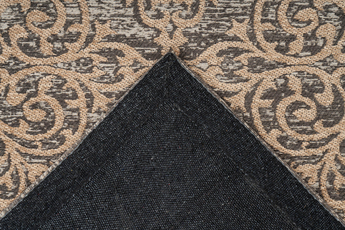 Kayoom Flachflorteppich Davis 125 beige B/H/L: ca. 160x1,2x230 cm Davis 125 - beige (230,00/160,00/1,20cm) - Kayoom