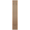 Wandgarderobe Grace Eiche Artisan Nachbildung schwarz B/H/T: ca. 25x160x7 cm Grace - Eiche/schwarz (25,00/160,00/7,00cm)