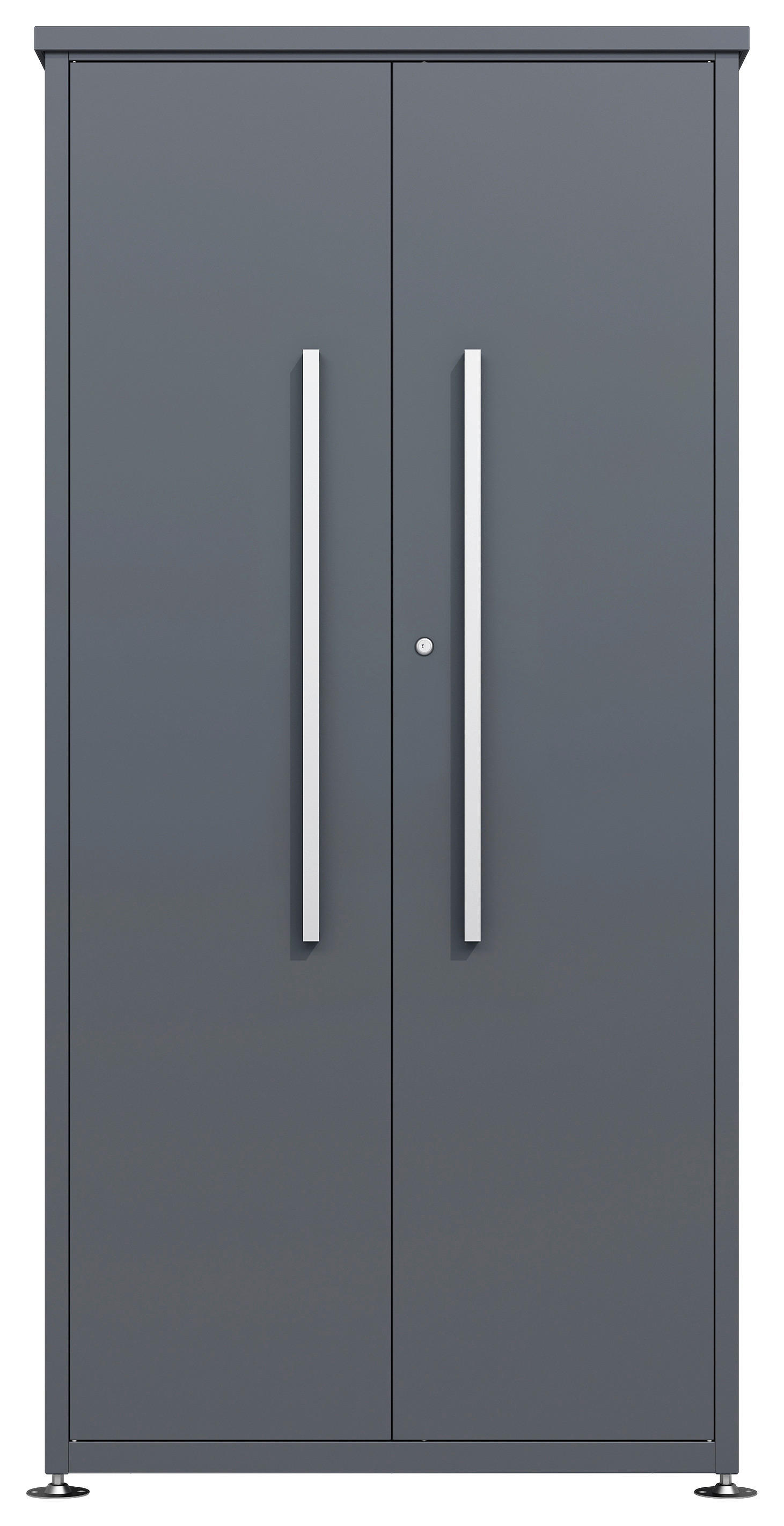 Westmann Gartenschrank Capsa anthrazit Stahl B/H/L: ca. 90x187x65 cm Capsa - anthrazit (65,00/90,00/187,00cm) - Westmann