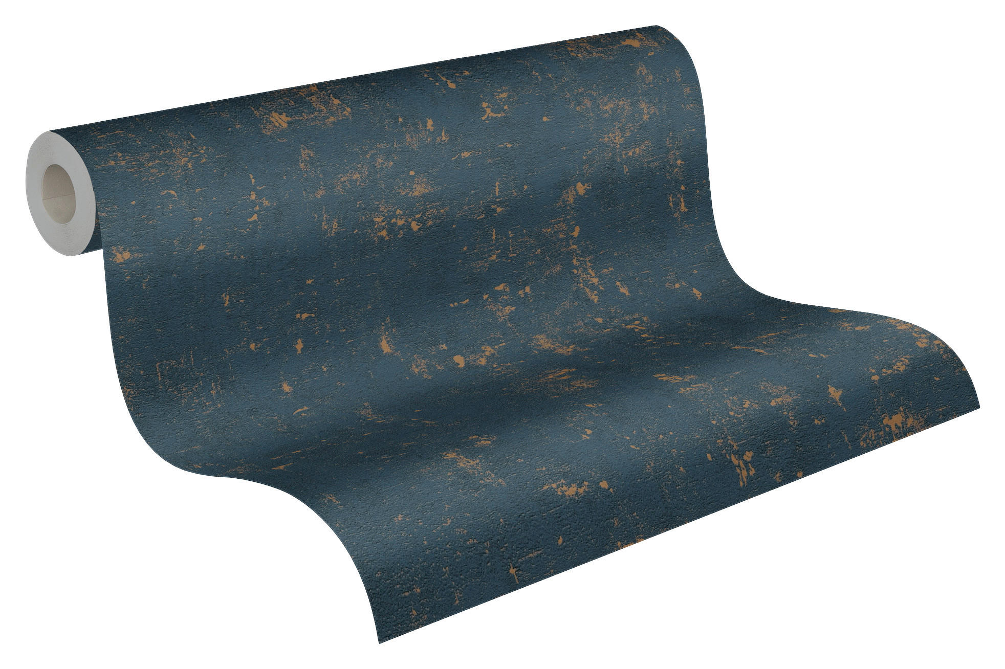 A.S.Création Vliestapete dunkelblau gold B/H/D: ca. 53x1005x7,8 cm Vliestapete - gold/dunkelblau (7,80/1005,00cm) - A.S.Creation