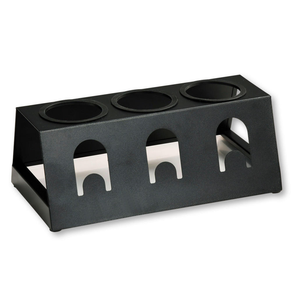 Kesper Flaschenhalter schwarz Metall B/H/L: ca. 17x12x32 cm Flaschenhalter - schwarz (32,00/17,00/12,00cm) - Kesper