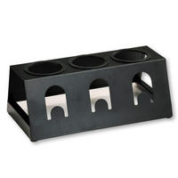 Kesper Flaschenhalter schwarz Metall B/H/L: ca. 17x12x32 cm Flaschenhalter - schwarz (32,00/17,00/12,00cm) - Kesper
