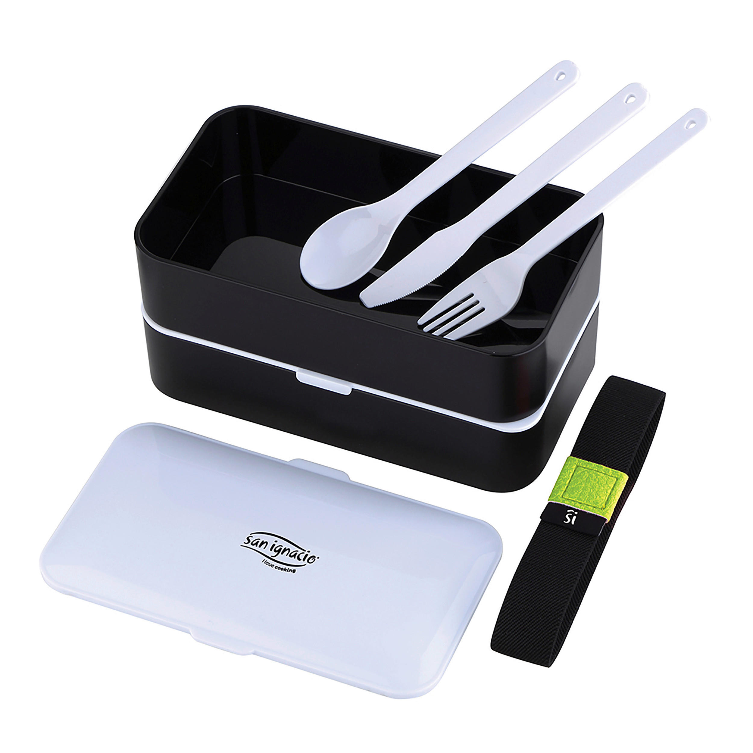 SAN IGNACIO Lunchbox EXPERT schwarz Kunststoff EXPERT - schwarz - SAN IGNACIO