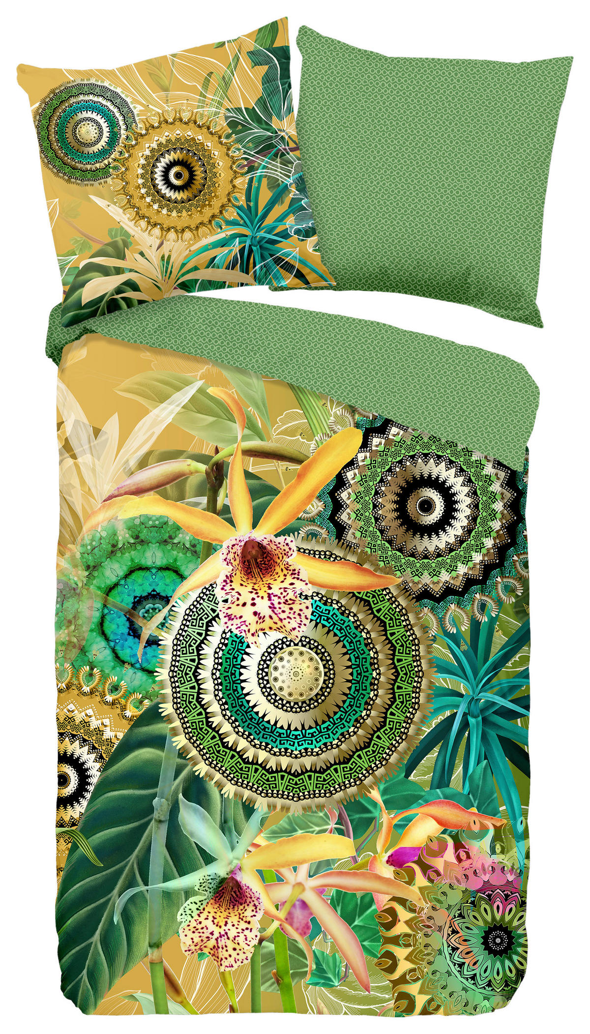 Baumwoll Bettwäsche Yissa Satin Yissa - Multi (155,00/220,00cm) - HIP